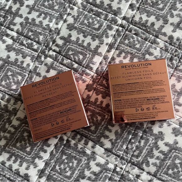 Makeup Revolution Flawless Foils Metallic Eyeshadow Set Retreat Unicorn Foil - Picture 2 of 2